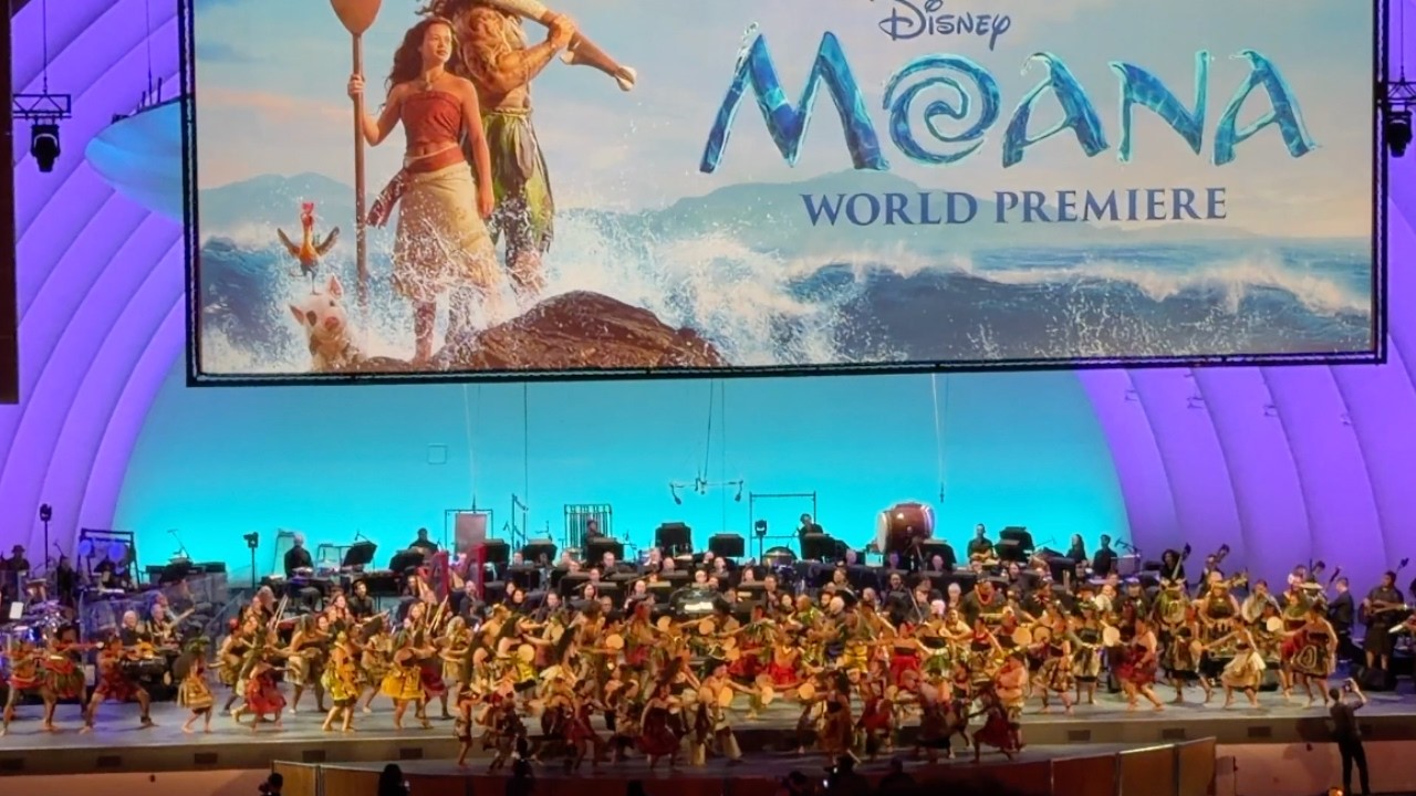 Представление на мировой премьере мультфильма &laquo;Моана&raquo; с Лин-Мануэлем Мирандой, Дуэйном Джонсоном ...