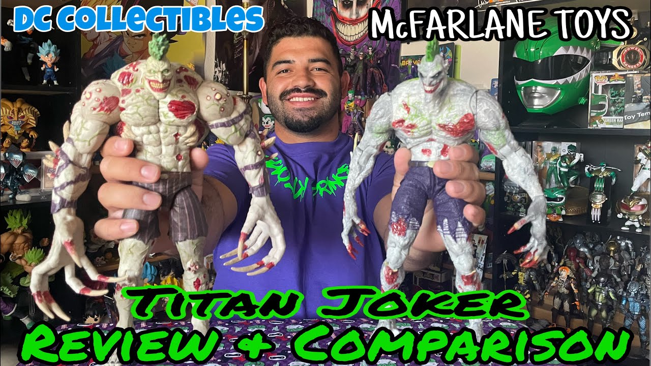 Titan Joker Review & Comparison (DC Collectibles and McFarlane Toys)