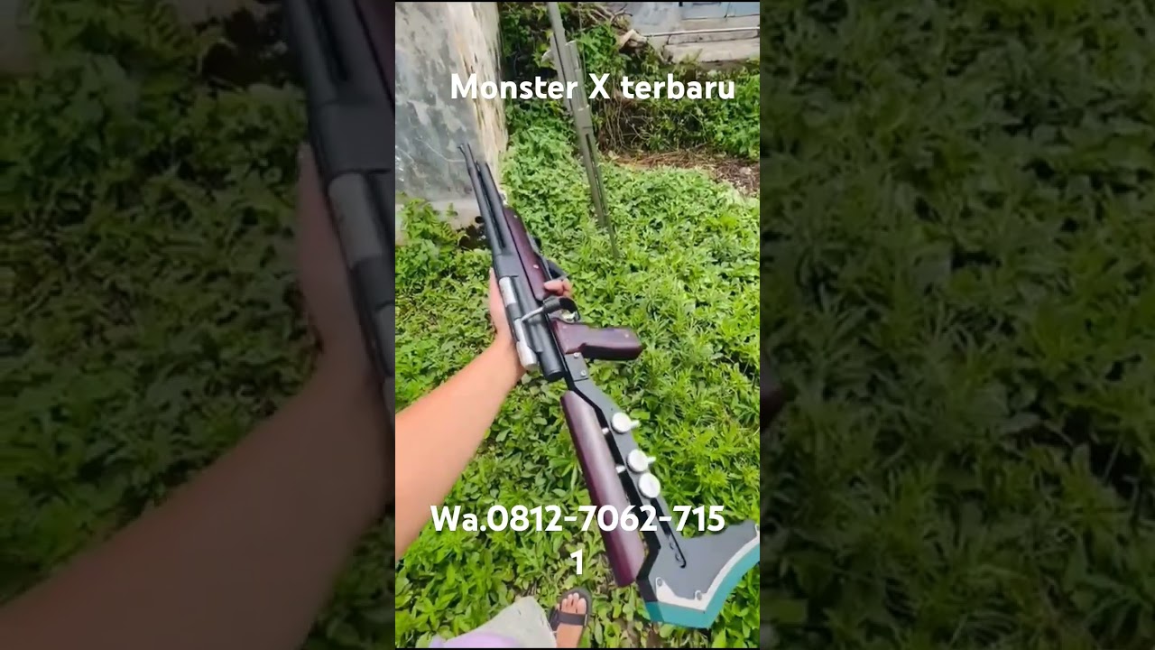 Monster X,keluaran terbaru 2025 lebih simpel dan cantik, PCP Big game 6000 psi