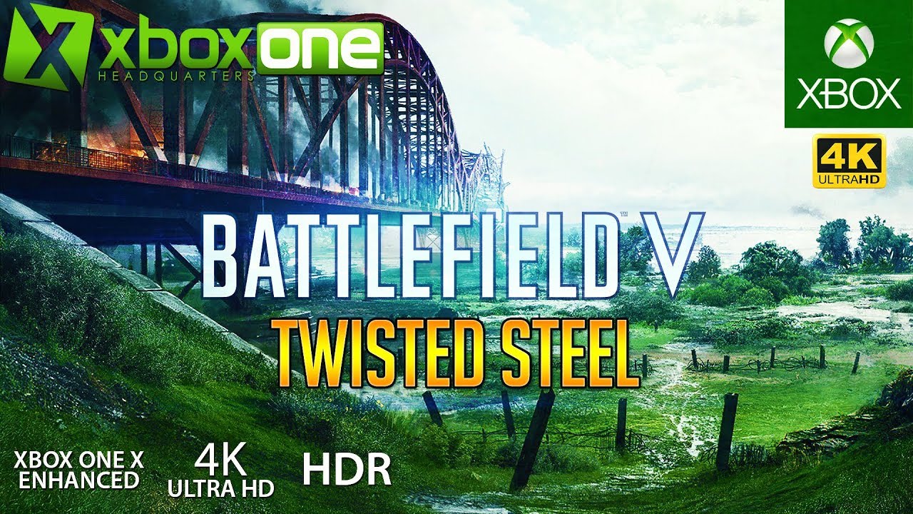 [4K] BATTLEFIELD 5 XBOX ONE X GAMEPLAY | TWISTED STEEL MULTIPLAYER CONQUEST IN ULTRA HD - BFV
