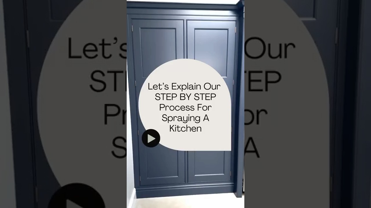 Kitchen Spray Series - Steps 1 & 2: How to Prep a Kitchen for Spraying | Pro Tips from On-Site