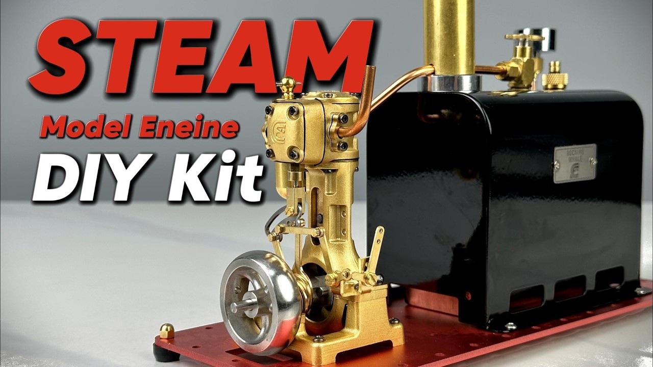 Building a Mini Steam Engine That Powers an LED
