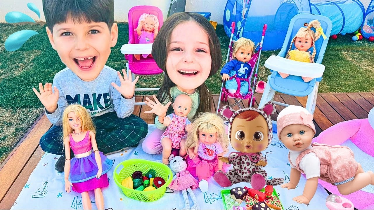 Eğitici Eğlenceli Video/ADA VE TALHA BAHÇEDE PİKNİK/Eğlenceli Eğitici Video