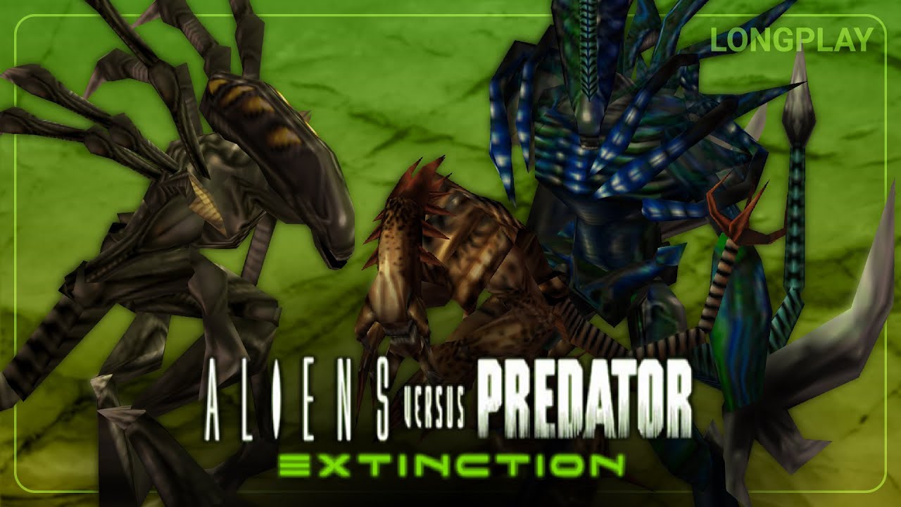Aliens versus Predator: Extinction (PS2) • Alien campaign • Hard 100% • Longplay 4K UHD