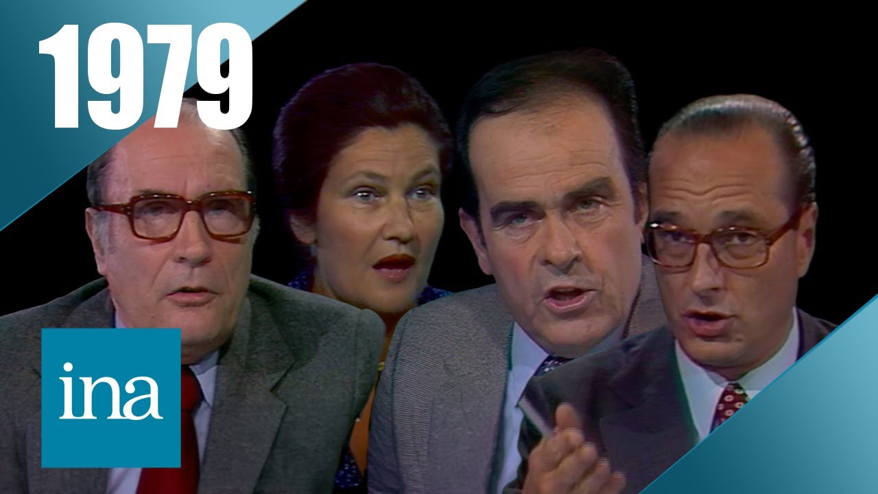 Europ&eacute;ennes 1979 : le d&eacute;bat Veil, Mitterrand, Chirac, Marchais | INA Politique
