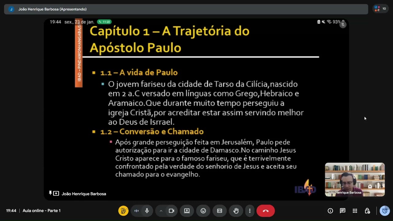 Cartas Paulinas - Aula 1