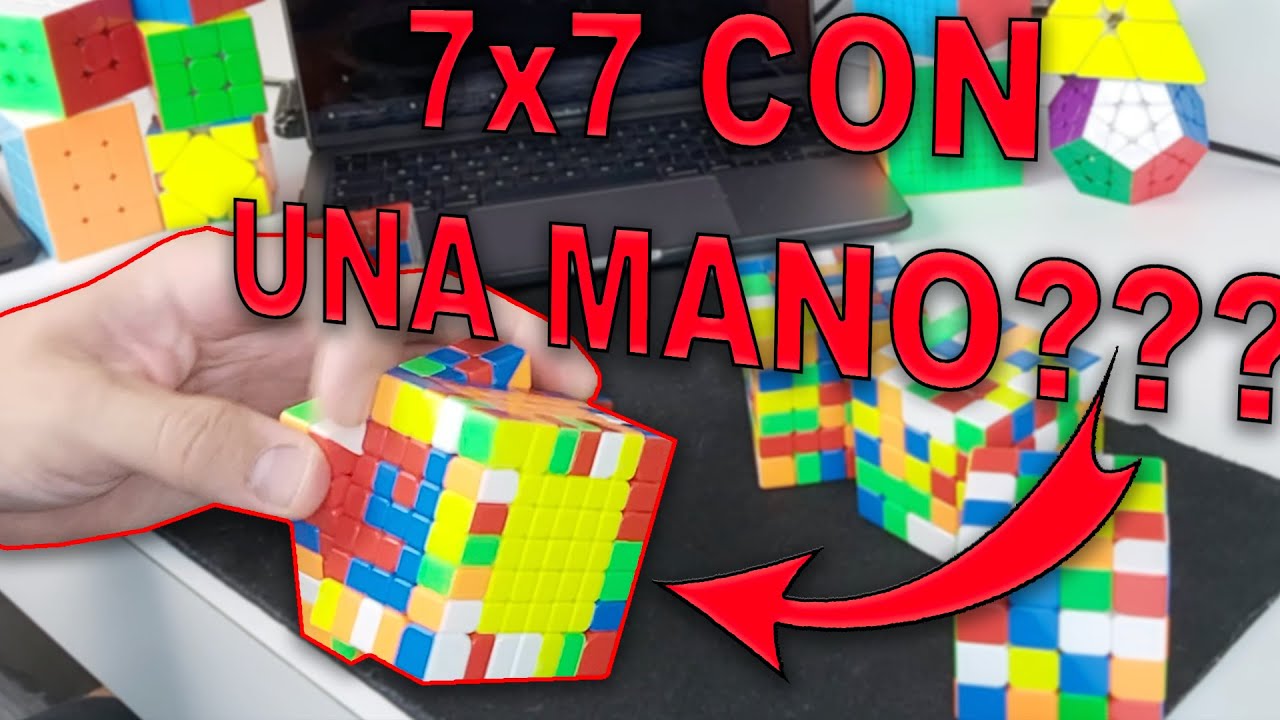 TUTTI I CUBI DAL 2x2 AL 7x7 CON UNA MANO! Relay 2x2-7x7 OH in 16:20