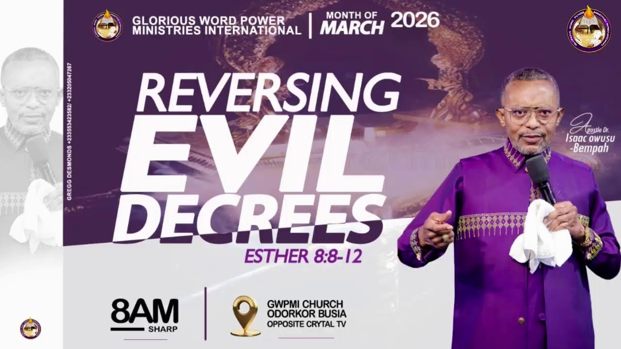 GIVING GOD HIS DUE BY APOSTLE DR. ISAAC OWUSU-BEMPAH || 15-03-2026 ||