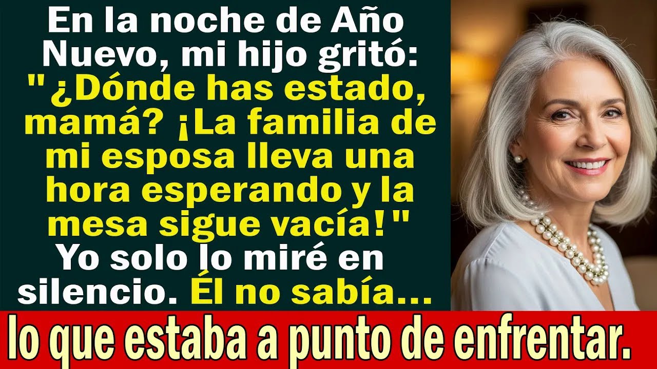 “¿Dónde diablos estabas, inútil” gritó mi hijo en Año Nuevo… pero no sabía lo que le esperaba 1