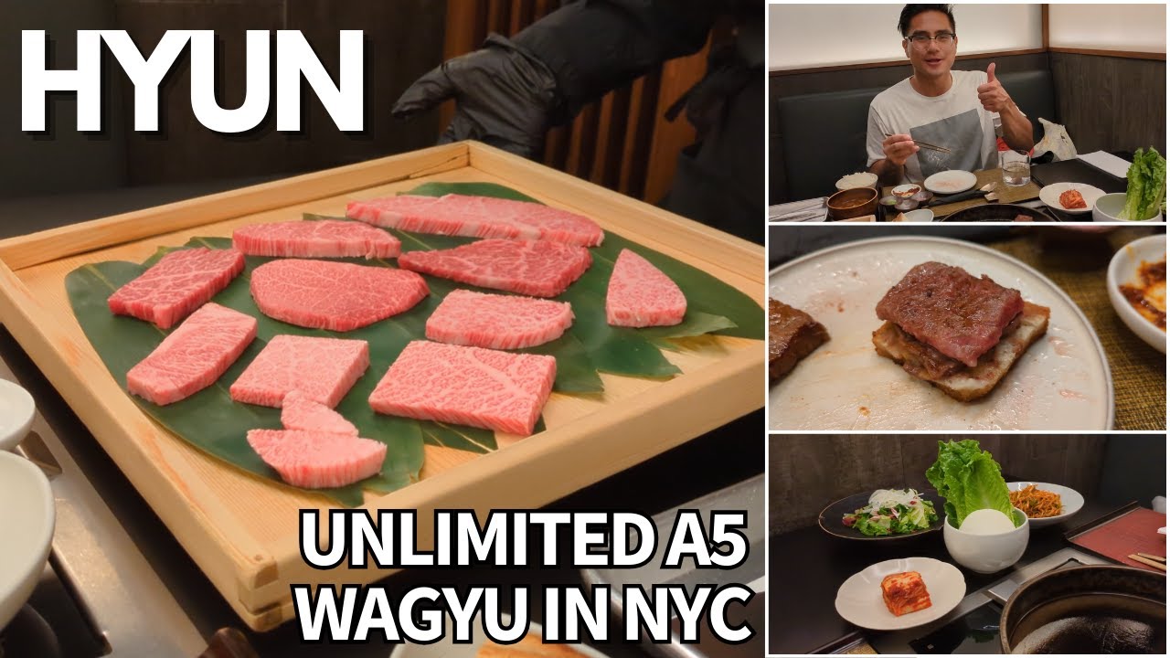 All You Can Eat A5 Wagyu in NYC? HYUN Korean Barbecue