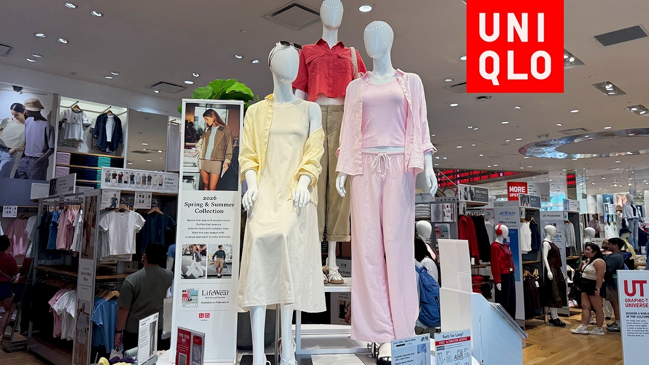 🌷 UNIQLO NEW SPRING 2026 COLLECTION ARRIVALS 💖 LIGHTWEIGHT, COOL EVERYDAY FASHION