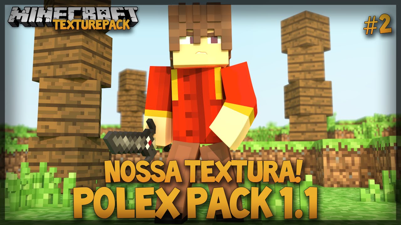 Minecraft: NOSSA TEXTURA! #2  - PolexPack 1.1 - (Muitos itens alternativos!)