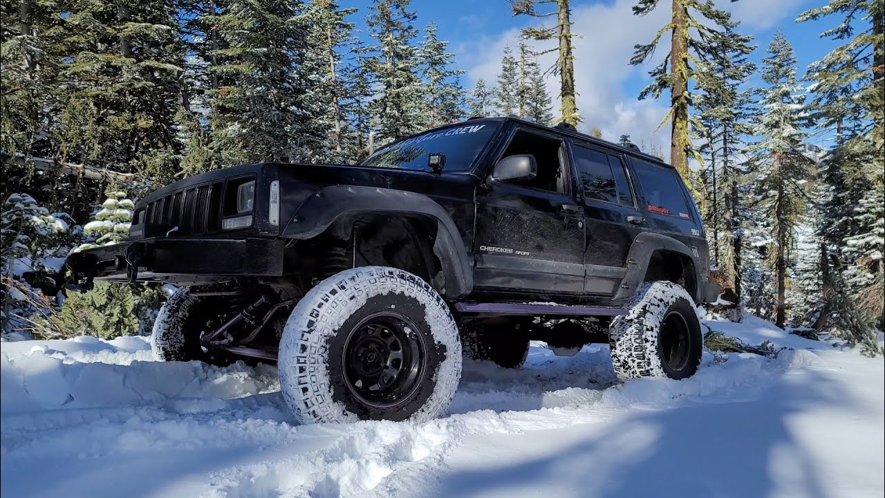 Snow Wheeling after storm near Rubicon Trail