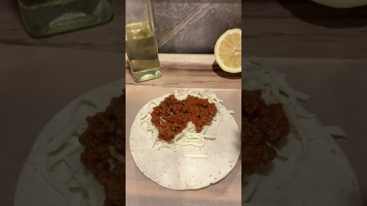 crispy beef tacos.  