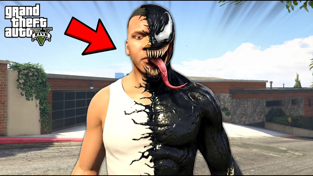 Franklin Got Venom Power in GTA 5 (GTA 5 Mods)