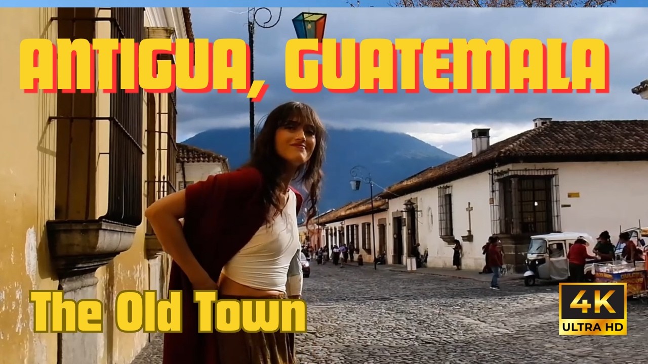 How to see Antigua! Stunning Sunny Day 4K Walking Tour Through Antigua Guatemala with Ambient Sounds