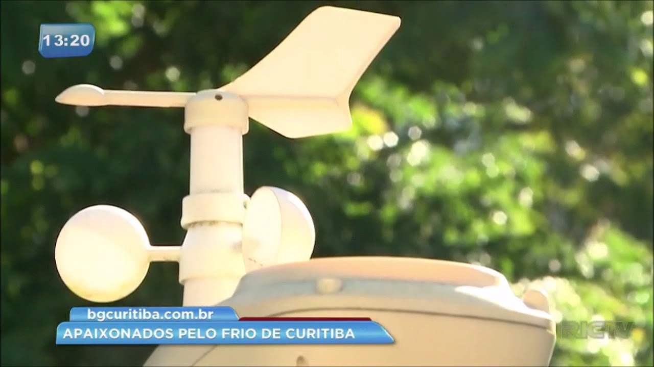 Jovem cria estação meteorológica em casa para medir as temperaturas de Curitiba