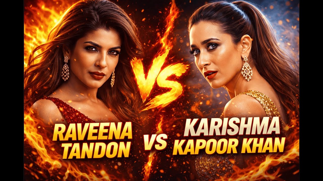 RAVEENA TANDON VS KARISHMA KAPOOR HIT FLOP MOVIE COMPARISON #raveenatandon  @BStory-n1y
