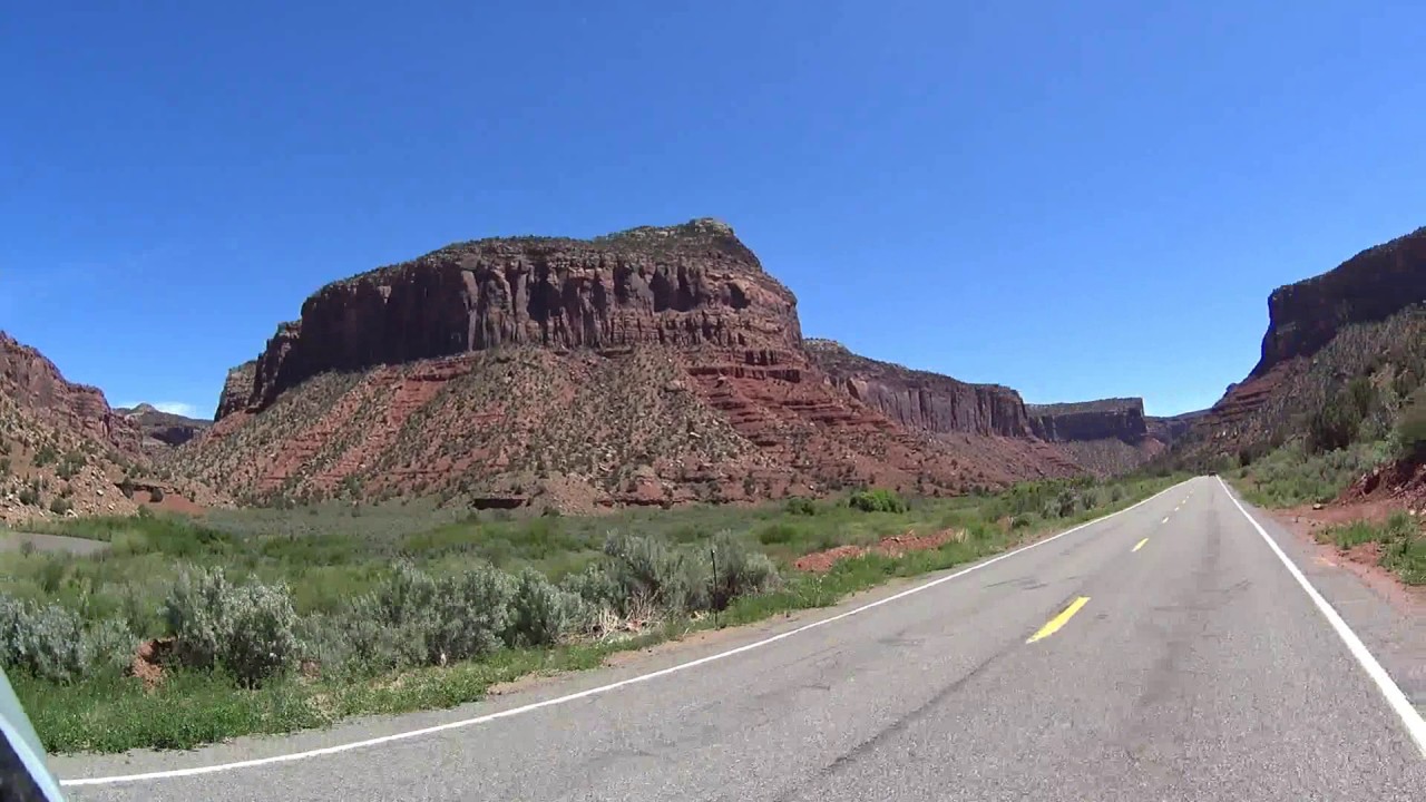 [13] Scenic Indoor Cycling Dolores River Canyon southbound Colorado Hwy 141