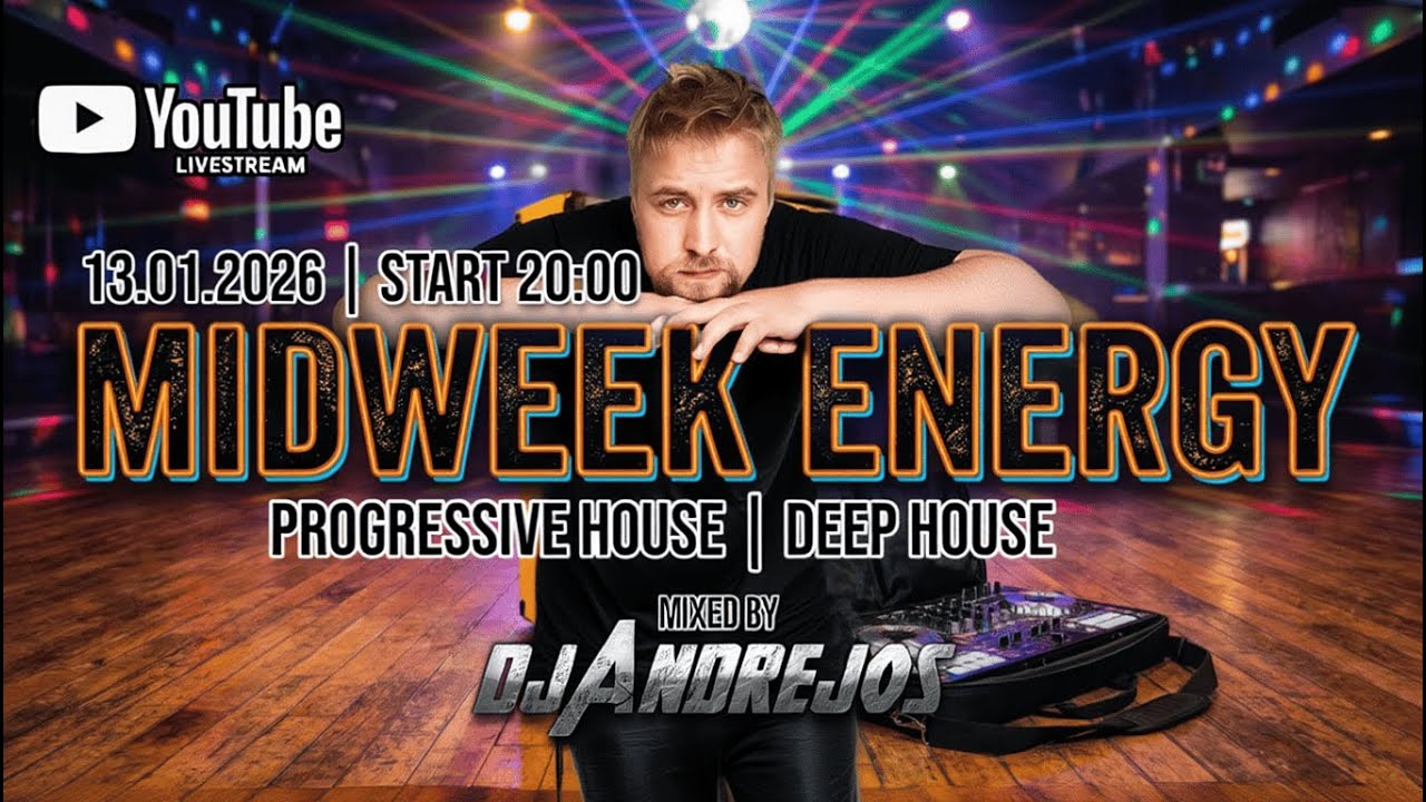🎧🔥 MIDWEEK ENERGY | PROGRESSIVE HOUSE & DEEP HOUSE  | DJ ANDREJOS LIVE 🎧 | 13.01.2026🚀 #house #music