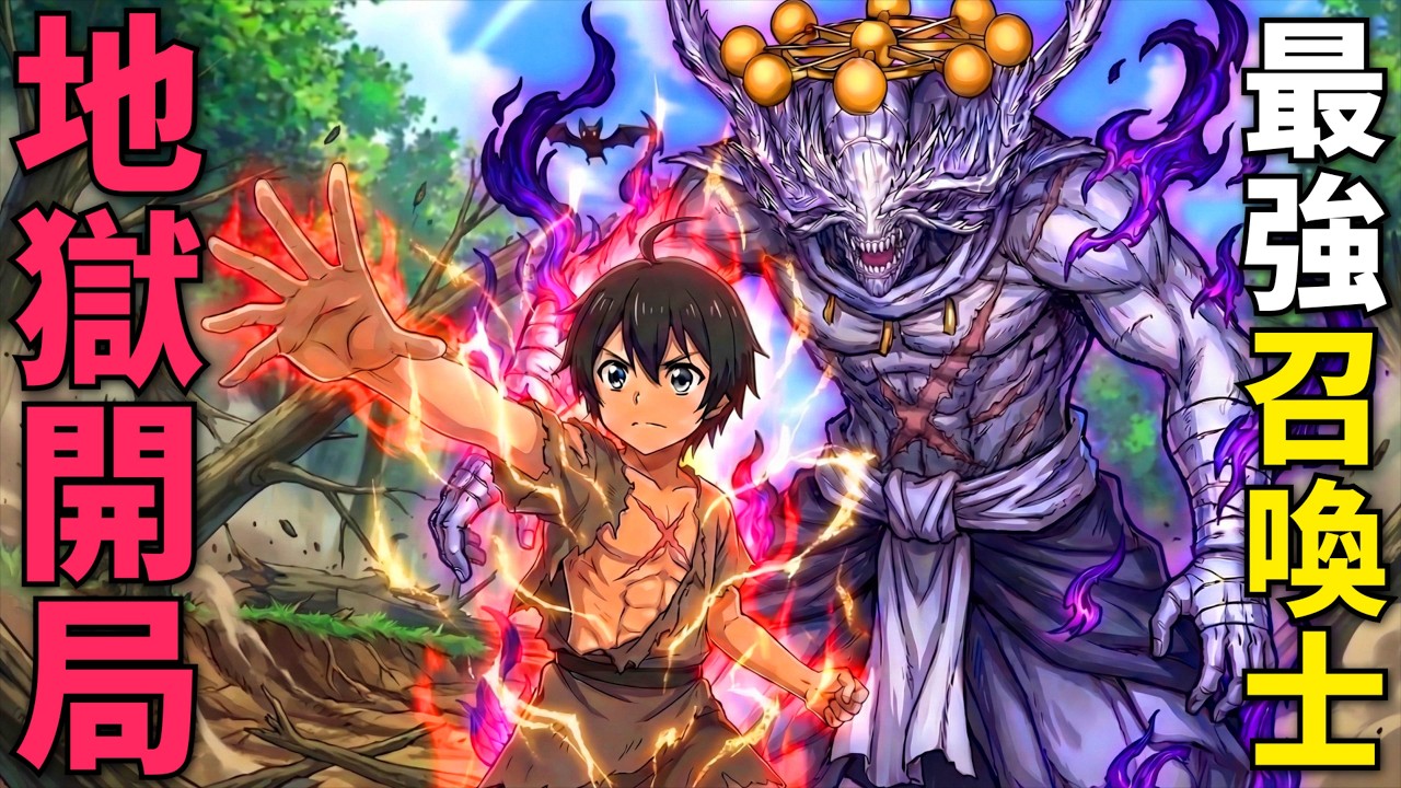 一月新番！遊戲大佬轉生異世界農奴地獄開局，耗時9年覺醒遠端操控技能，組建召喚獸部隊24小時刷經驗！地獄模式 ～喜歡挑戰特殊成就的玩家在廢設定的異世界成為無雙～ 第1-9話，動漫解說