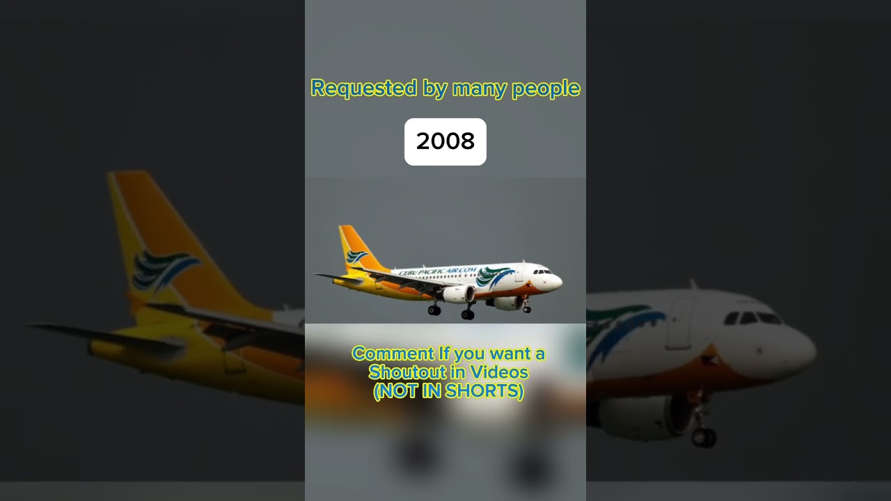 Cebu Pacific over the years #planelover #avgeeks #overtheyears #cebupacific