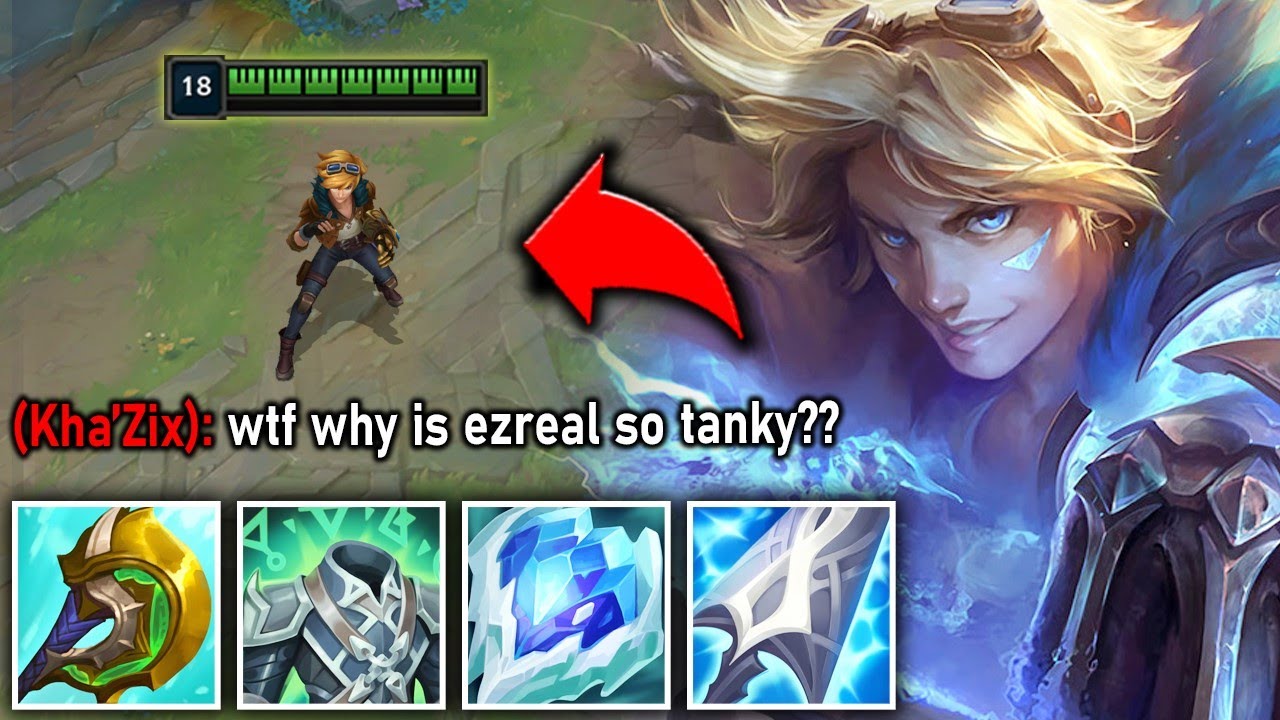 WHY TANK EZREAL IS GOING TO TAKE OVER THE META! (LEGIT NEVER DIE) - League of Legends
