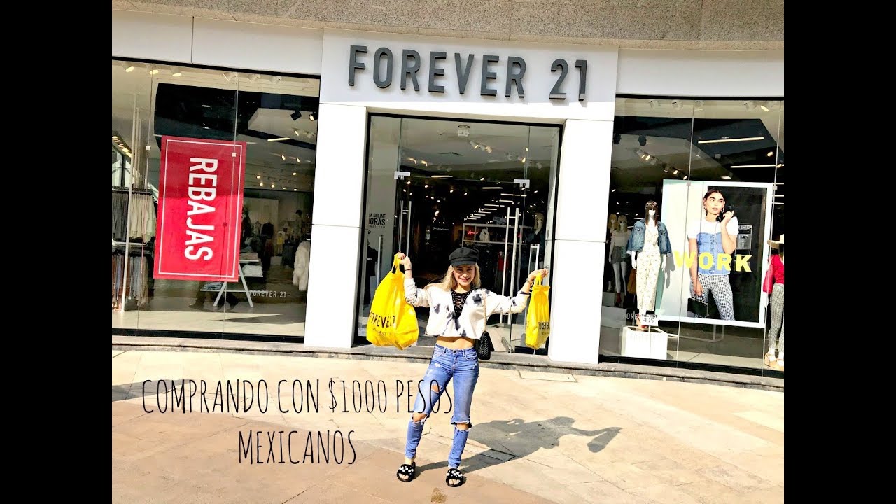 COMPRANDO ROPA POR $1000 PESOS MXN./ 53.60 USD.