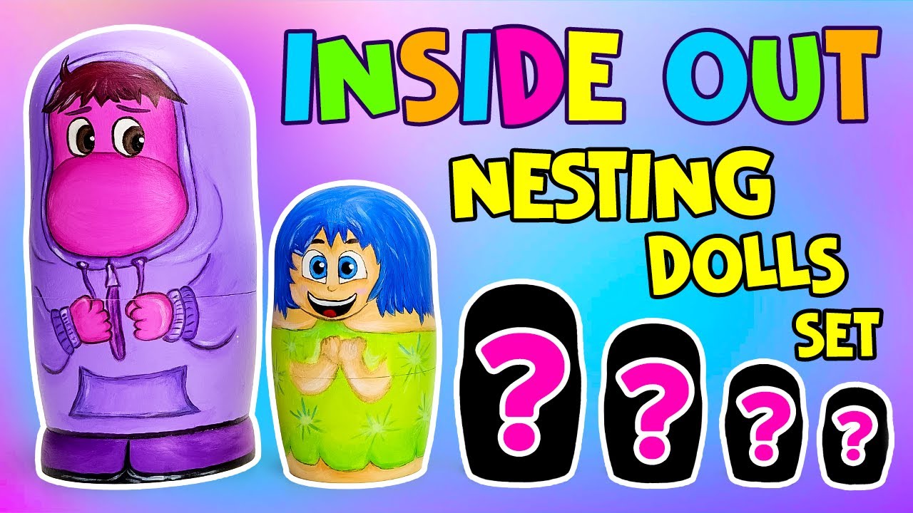 Nesting Dolls Mind-Blowing Customization: Inside Out 2 Inspired Craft