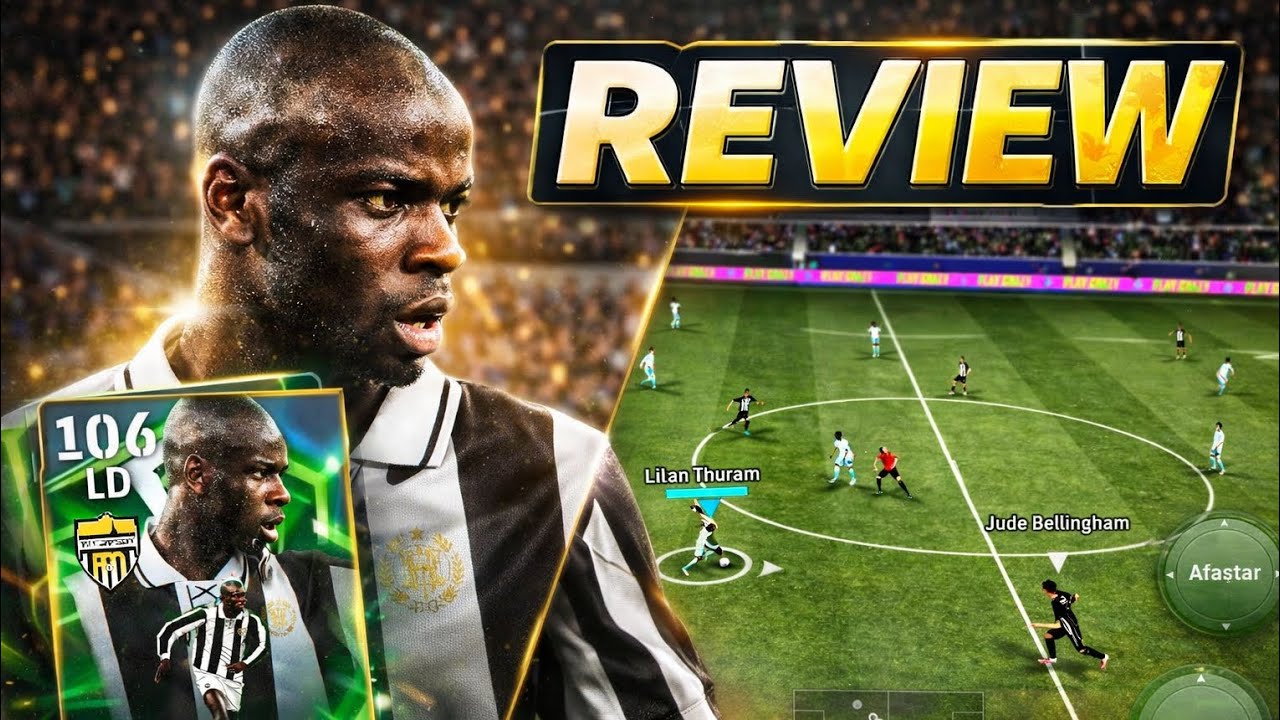 GAMEPLAY COM NOVO THURAM 106 NO EFOOTBALL MOBILE | REVIEW 
