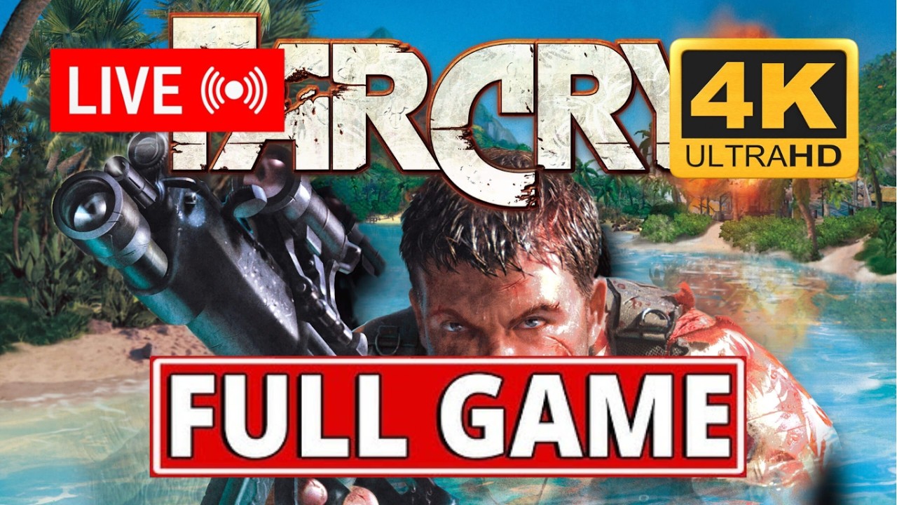 Far Cry 1 Walkthrough (Jack Carver) Far Cry 2004 - Original 4K Full Gameplay