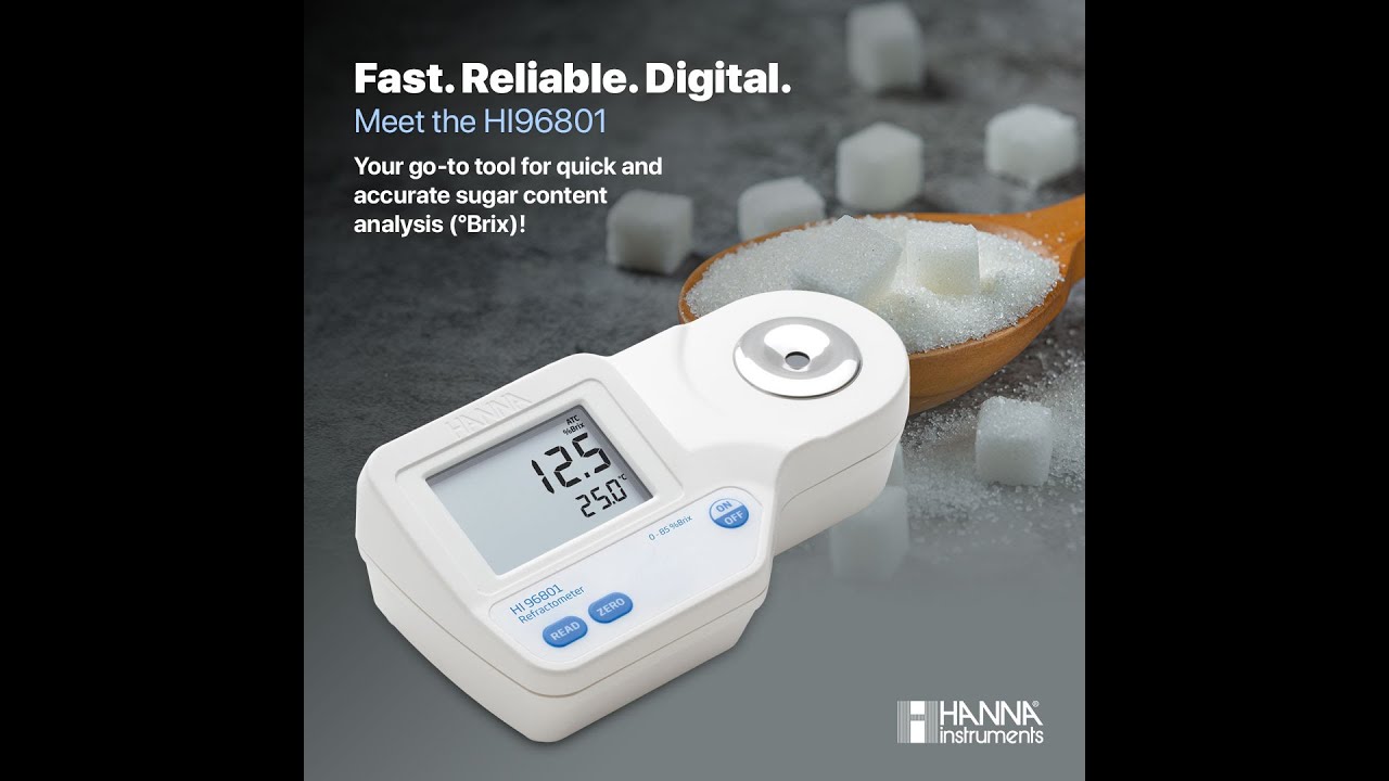 Measure Sugar Content in Seconds | HI96801 Portable Refractometer
