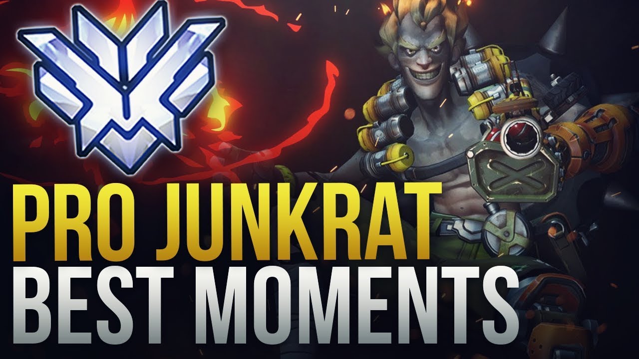 BEST PRO JUNKRAT MOMENTS - Overwatch Montage