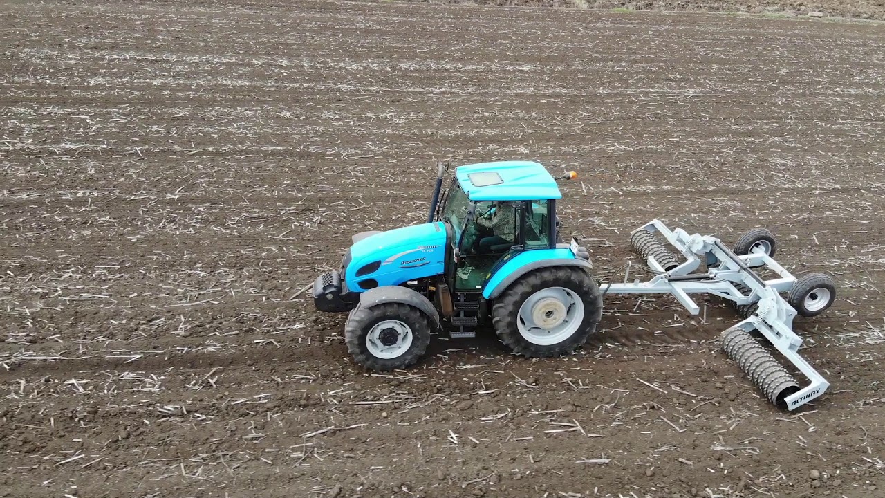 ekim sonrası merdane çekimi | altınay tarım 5 metre denge yaylı merdane