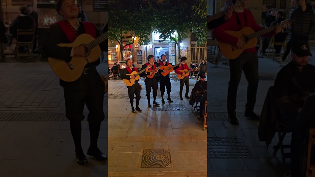 Street singing in Seville, Cielito Lindo, February 2026