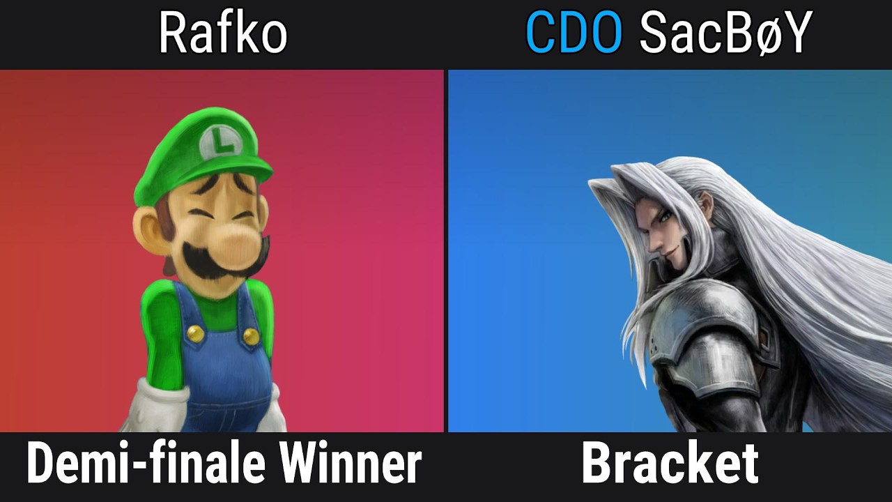 Rafko (Luigi) Vs SacBoy (Séphiroth) | Limoges Laser League Bi Weekly #80