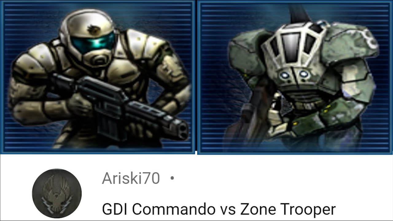 GDI Commando vs GDI Zone Trooper
