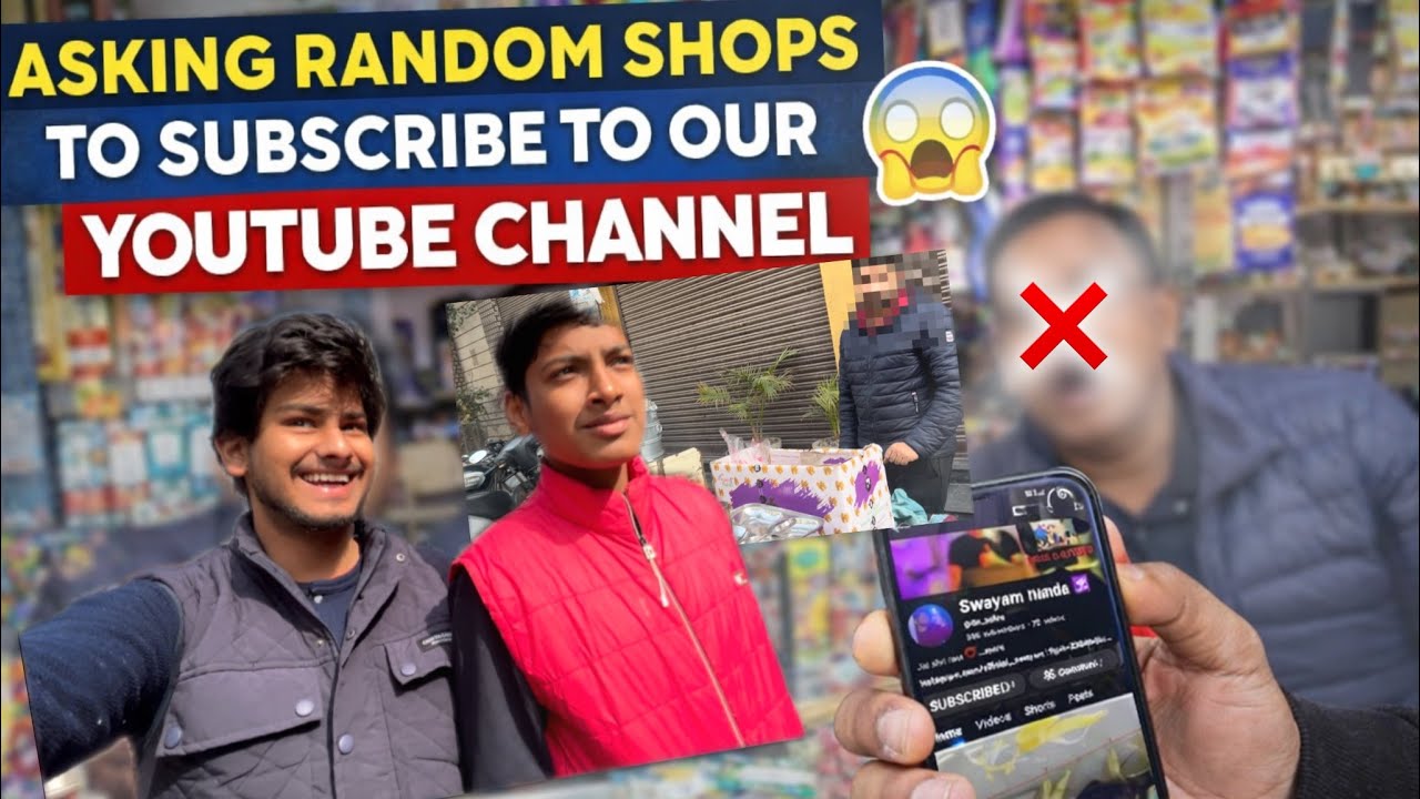 Asking random shops to subcribe 😱kashmiri got angry 😡🙏 #vlogs 