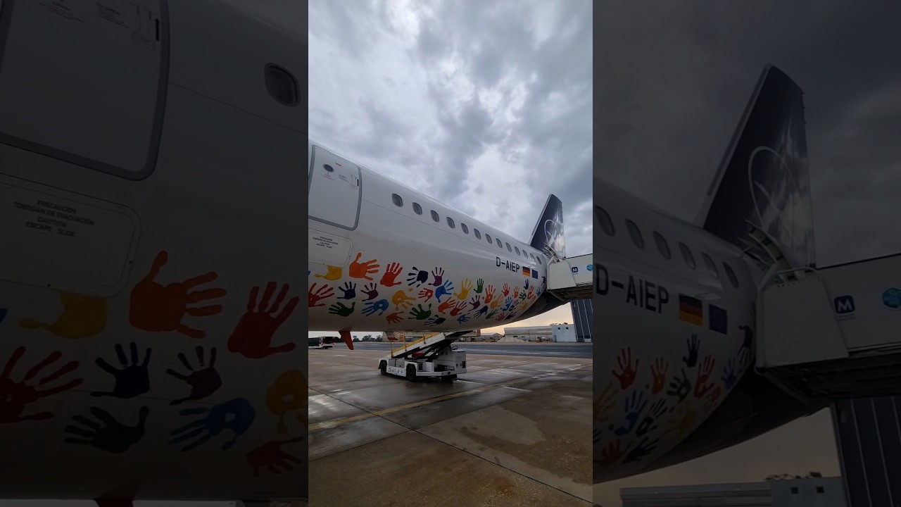 Lufthansa Help Alliance Livery a321 from LIS to FRA #lisbonairport #lufthansa #ramplife #aviation