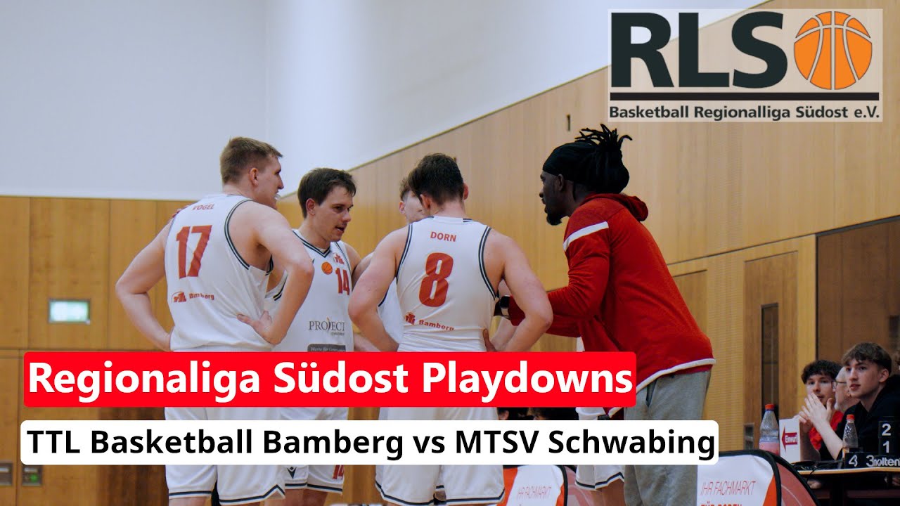 TTL Basketball Bamberg vs MTSV Schwabing Regionalliga Südost Playdowns Highlights