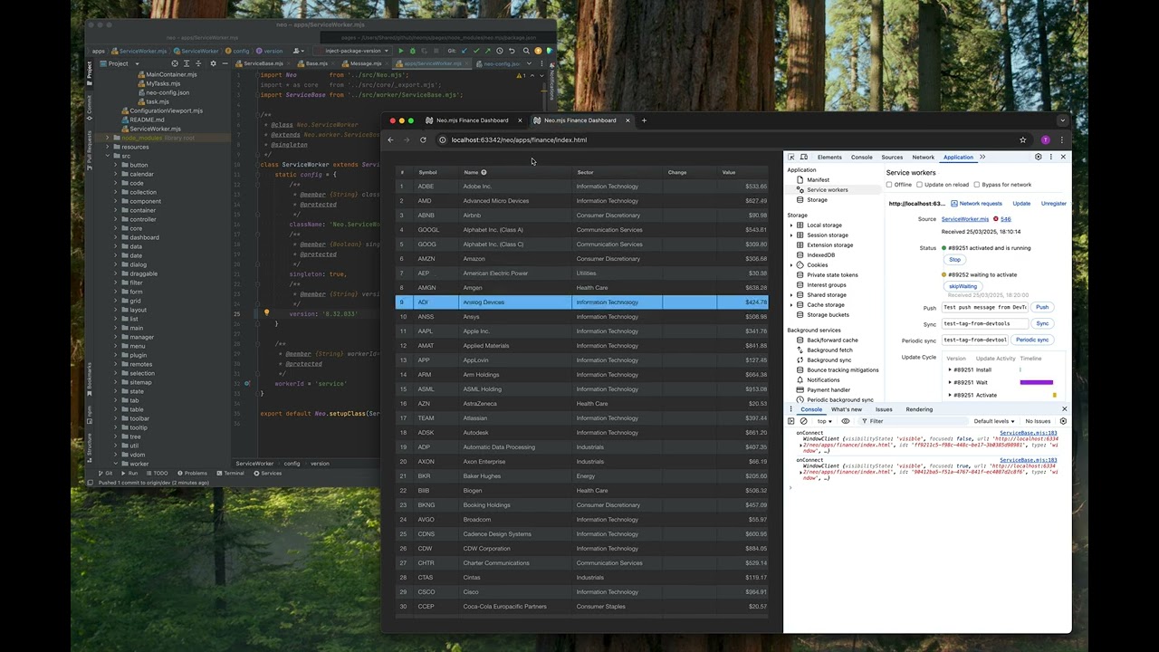 service worker enhancements