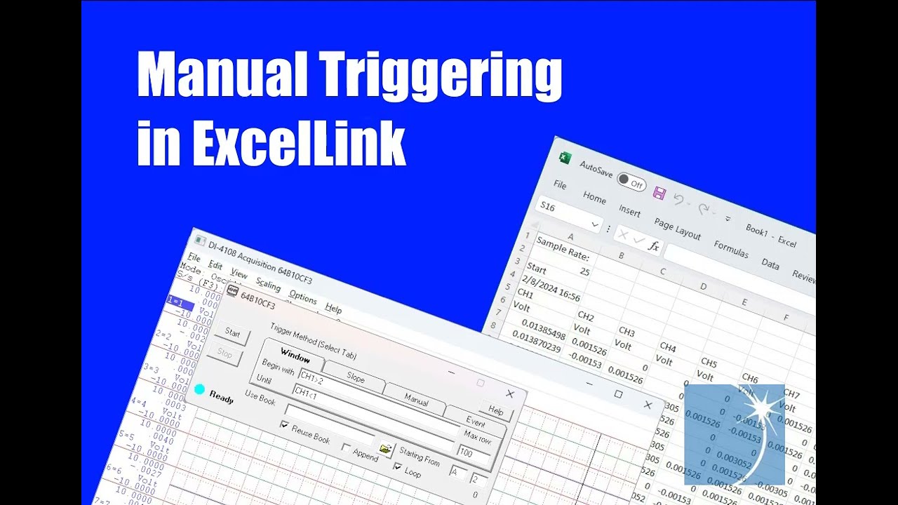 Using Manual Triggering in ExcelLink