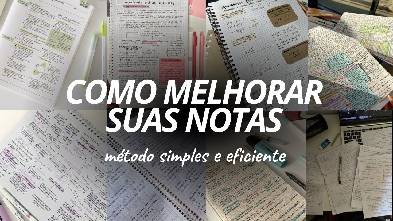 COMO MELHORAR SUAS NOTAS RÁPIDO - método simples que FUNCIONA