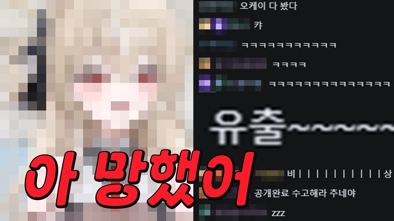 역대급 신규 모델, 버튜버가 스스로 유출해버림 [계춘회]