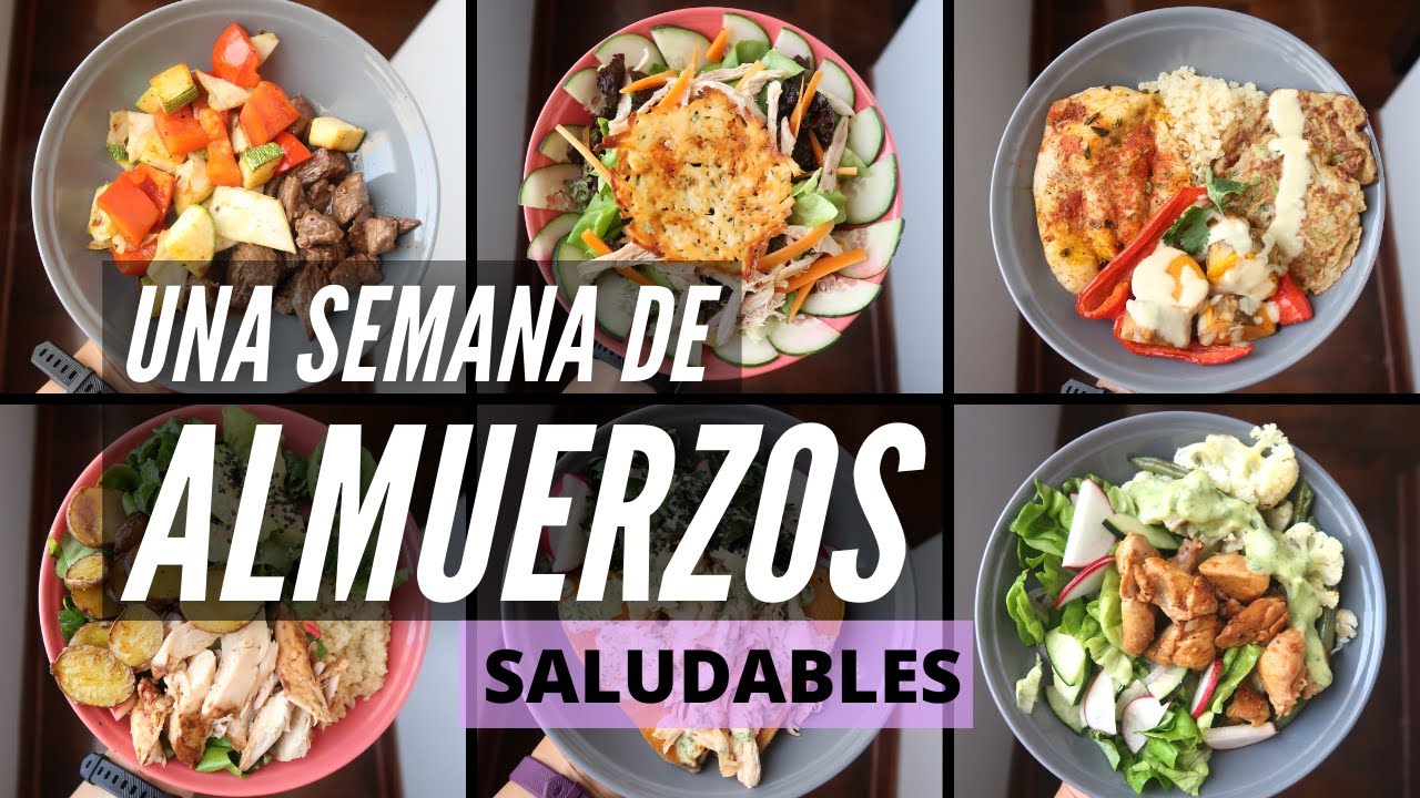 UNA SEMANA DE ALMUERZOS SALUDABLES | Michela Perleche