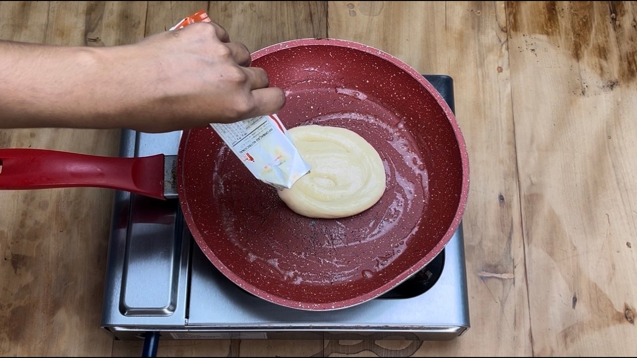 Ta todo mundo jogando leite condensado na frigideira, depois de descobrir essa ideia genial