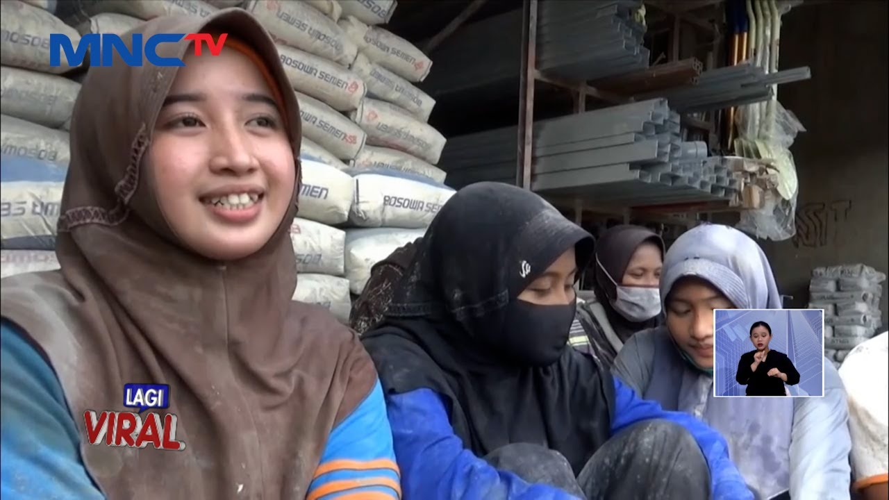 Viral! Gadis Cantik Tak Malu jadi Buruh Panggul Semen #LintasiNewsSiang 04/01