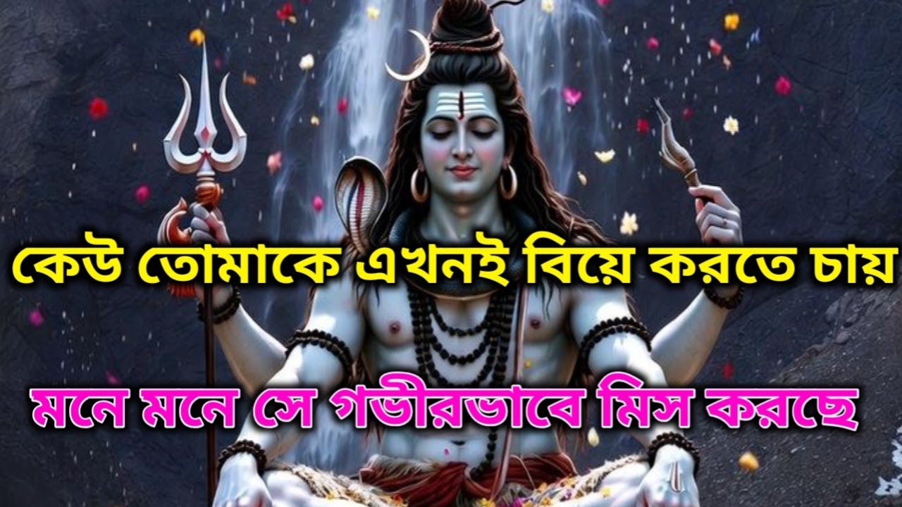 🌿কেউ গোপনে তোমাকে বিয়ের স্বপ্ন দেখছে | আজকের ইউনিভার্স লাভ মেসেজ🕉️ মহাদেবের কৃপা #shivshakti 