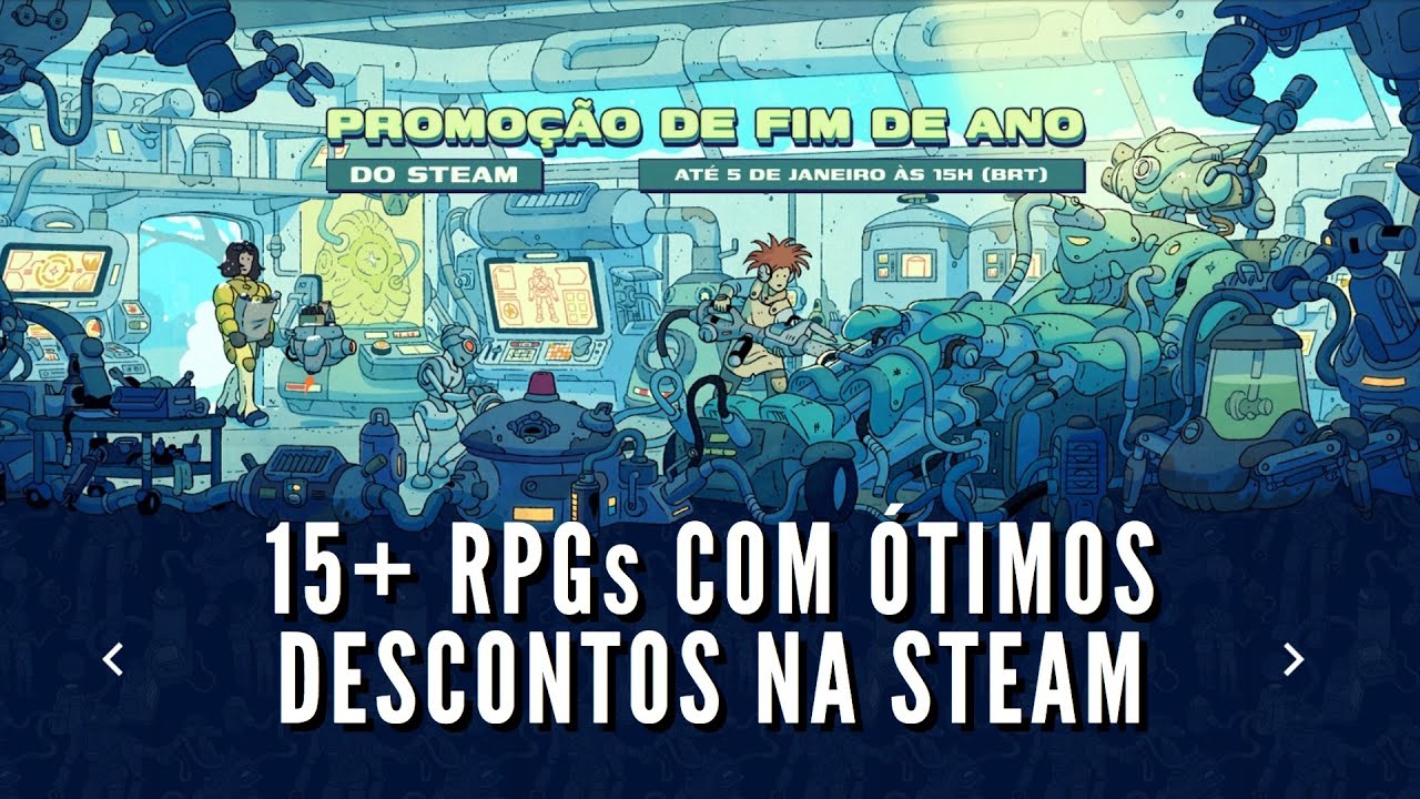 15 RPGs Com &Oacute;TIMOS DESCONTOS na Steam Sale de Natal 2025