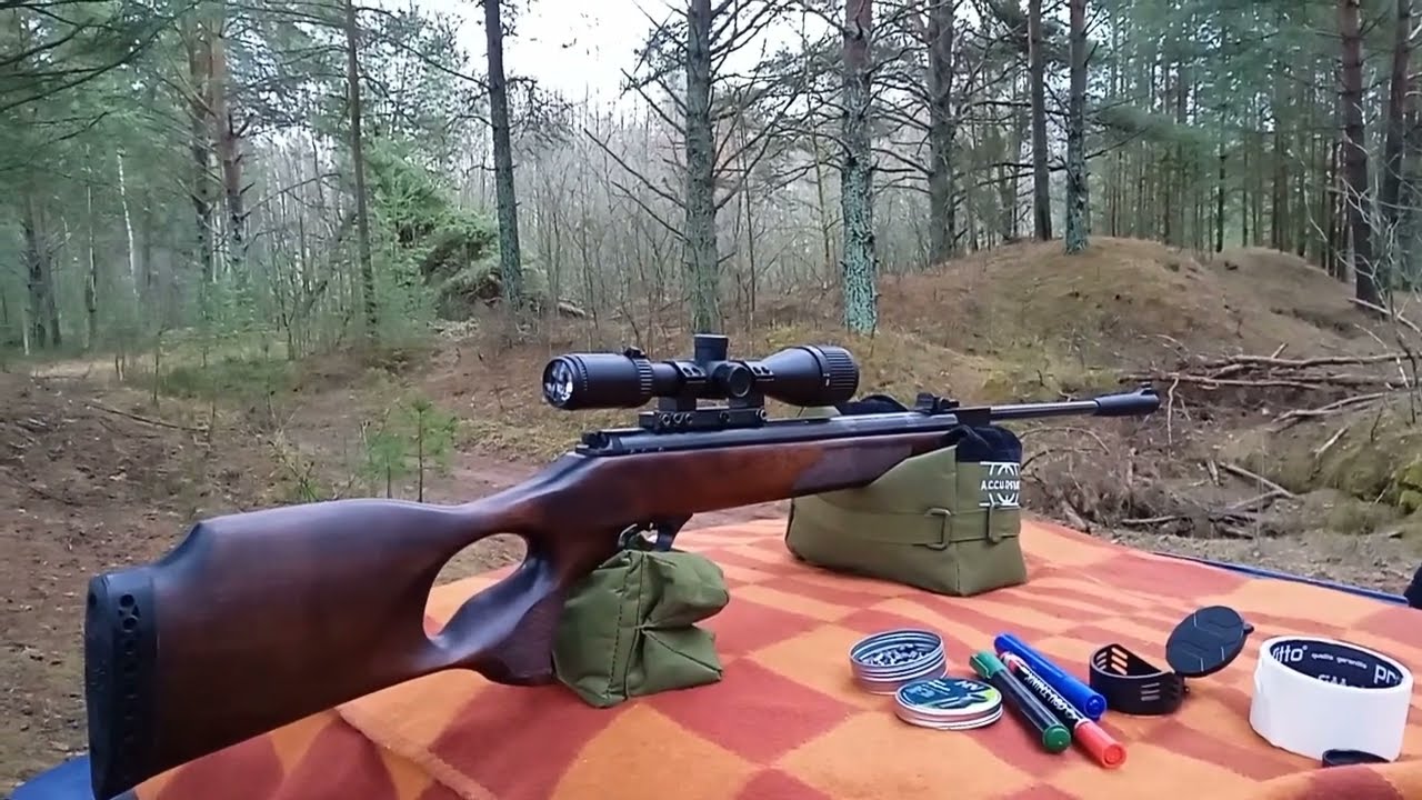 Прицел Дискавери 3-12*40 на Хатсан 125 6.35!